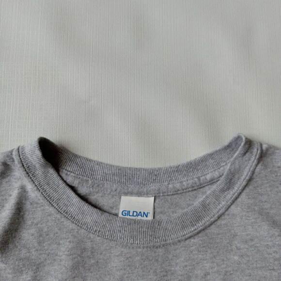 Gildan Sport Gray Short Sleeve Good Karma IPA Brand Graphic T-Shirt Adult Small - Picture 5 of 9